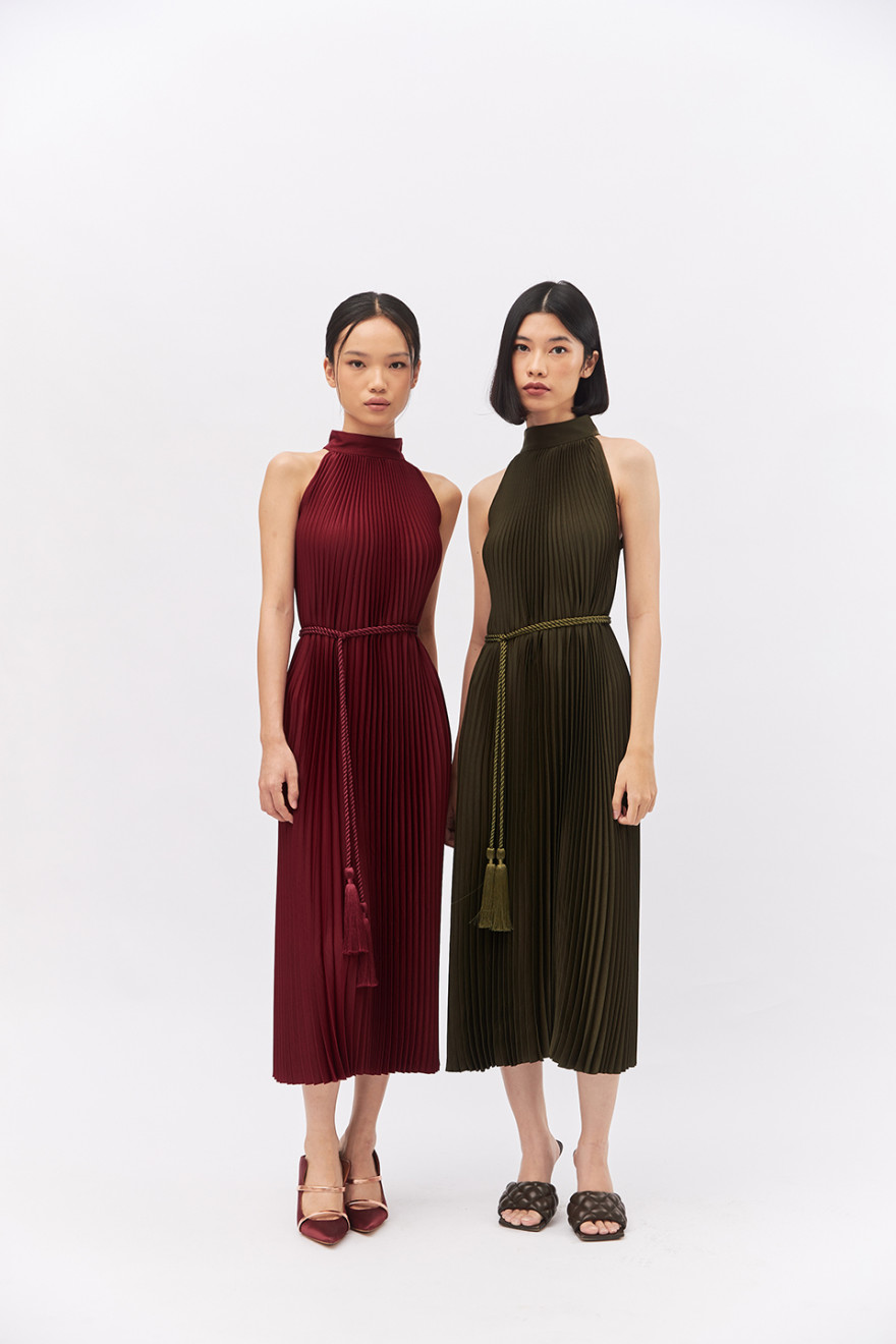 【MONOHA】Claude Button Dress 2 Colors Claude button dress (white / black) : MONOHA