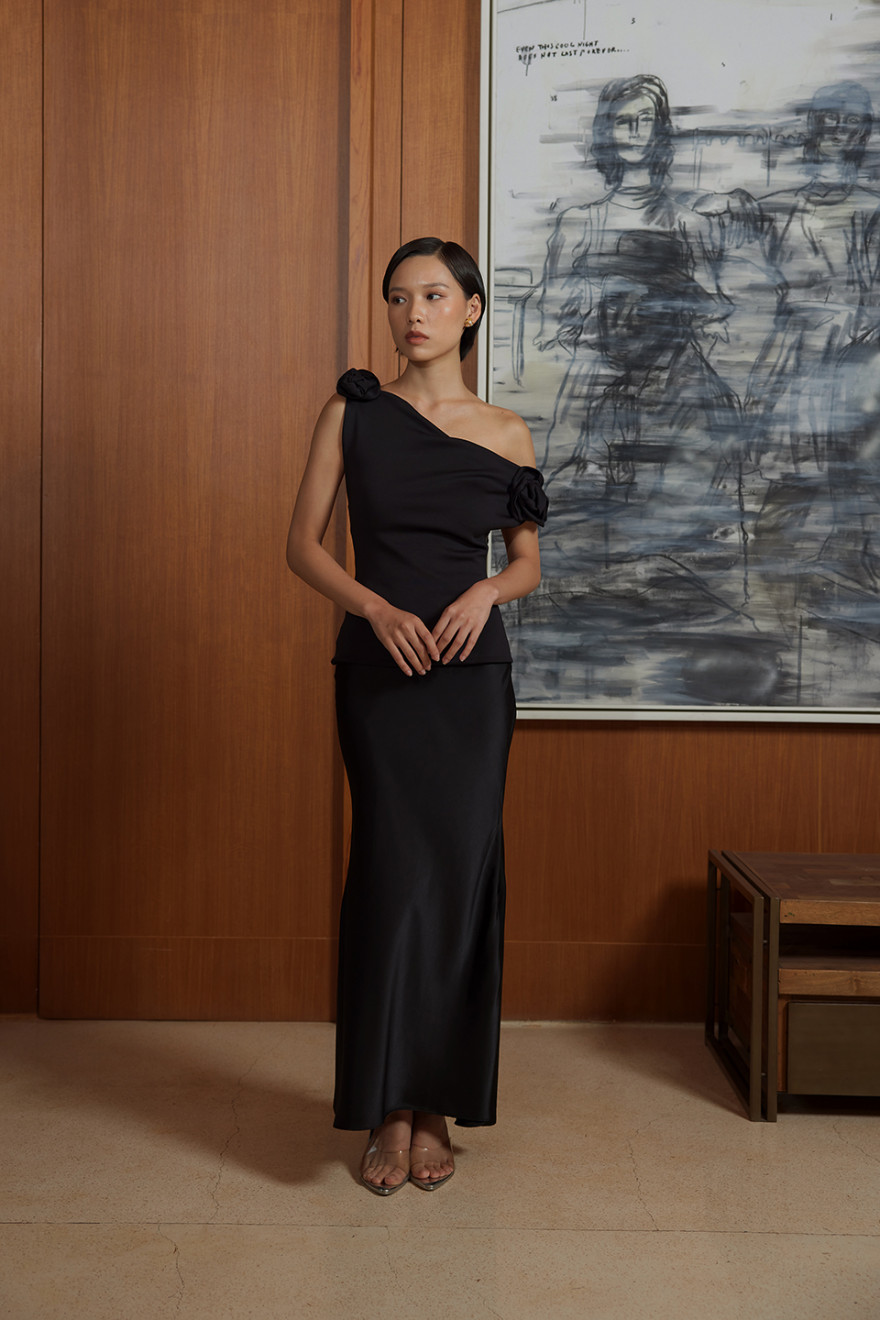 【MONOHA】Claude Button Dress 2 Colors Claude button dress (white / black) : MONOHA
